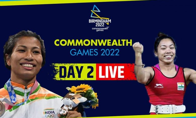 commonwealth-games-2022-day-2-live-updates:-mirabai-chanu-wins-gold-in-weightlifting