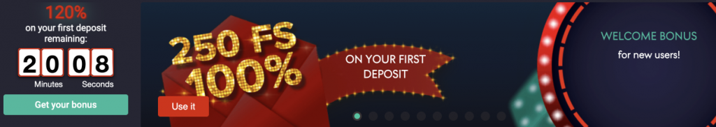 Pin Up Casino welcome bonus