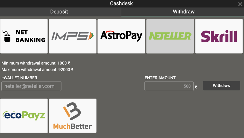 How to withdraw money in Pin Up Casino